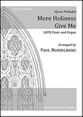 More Holiness Give Me (Hymn Preludes, No. 3) SATB choral sheet music cover